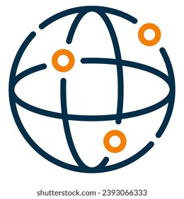 Network icon Illustration for web, app, infographic