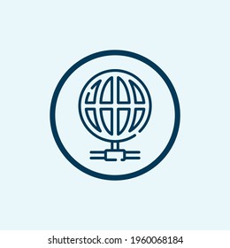 network icon isolated on white background from detecting fake news collection. network icon trendy and modern network symbol for logo, web, app, 