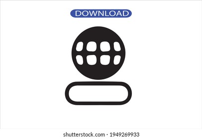 icono de red o logotipo de alta resolución 