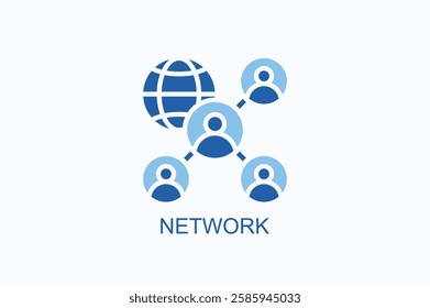 Network Icon Or Logo Isolated Illustration
