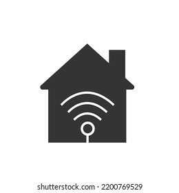 Network icon Logo Template Design Vector. smart home concept.
