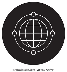 Network icon, Optimizing Network Performance and Security, Building Reliable and Scalable Network Infrastructure, Advanced Network Solutions, Secure and Scalable Networking, vector