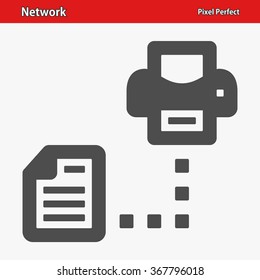 Network Icon. Professional, pixel perfect icons optimized for both large and small resolutions. EPS 8 format.