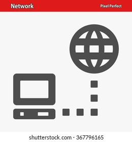 Network Icon. Professional, pixel perfect icons optimized for both large and small resolutions. EPS 8 format.
