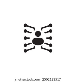 Network icon related to start up business