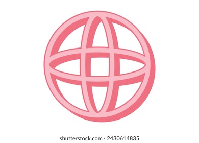 Network Icon Retro Sticker Design