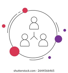 Network icon, Seamless Connectivity for Smarter Systems, Building Bridges The Power of Network Infrastructure, vector