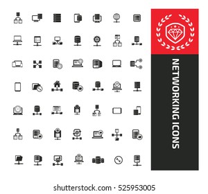 Network Icon Set,clean Vector