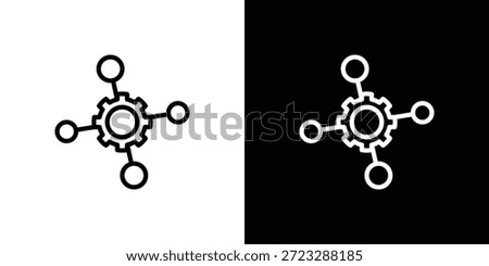 Network Icon Sheet Black And White