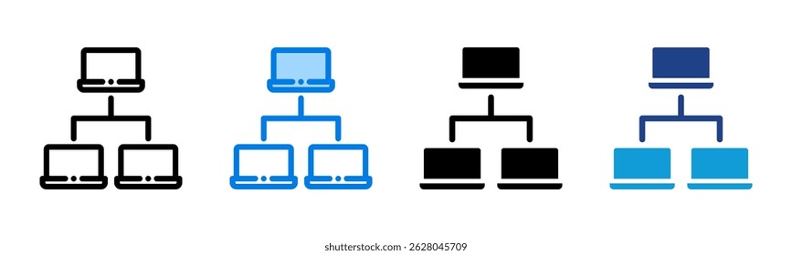Network icon sheet multiple style collection