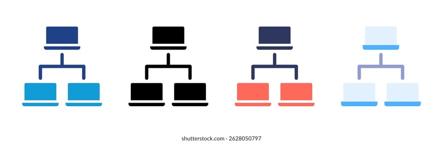 Network icon sheet multiple style collection