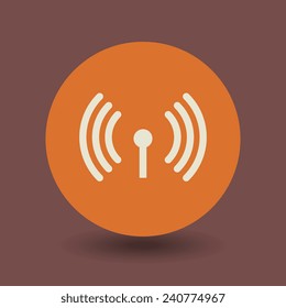 Network icon or sign, vector illustration