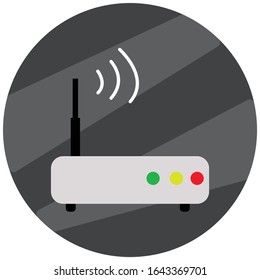 Network icon simple Illustration Clip Art vector
