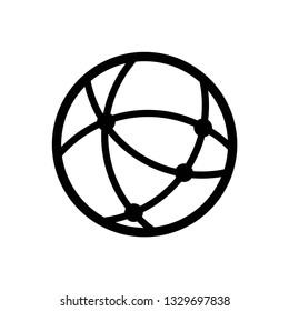 Network icon symbol vector. on white background