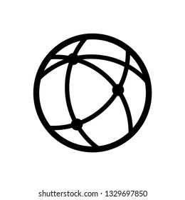 Network icon symbol vector. on white background