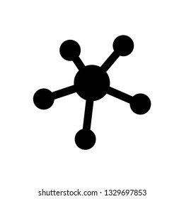 Network icon symbol vector. on white background