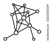 Network Icon, True Black Icon