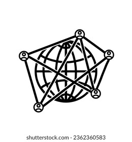 Network Icon, True Black Icon