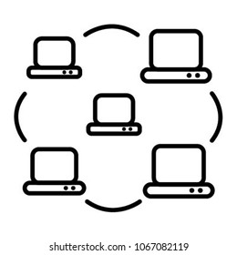 network icon vector