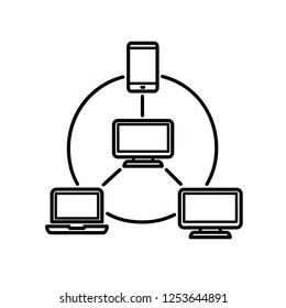 network icon vector