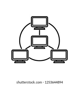network icon vector