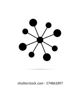 Network icon vector