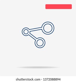 Network icon. Vector concept illustration for design.