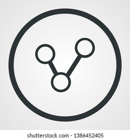 network  icon vector eps 10 , Lorem ipsum flat design