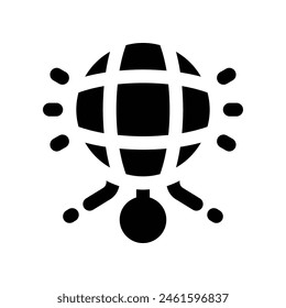 Netzwerk-Symbol. Vektorgrafik-Glyphensymbol für Website, Handy, Präsentation und Logo-Design.