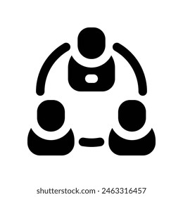 network icon. vector glyph icon for your website, mobile, presentation, and logo design.