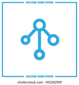 Network icon vector illustration eps10.