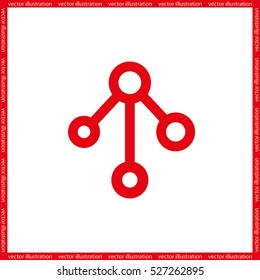 Network icon vector illustration eps10.