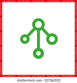 Network icon vector illustration eps10.