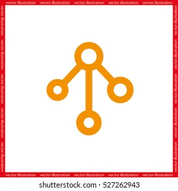 Network icon vector illustration eps10.