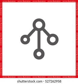 Network icon vector illustration eps10.