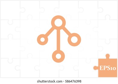 Network icon vector illustration eps10.
