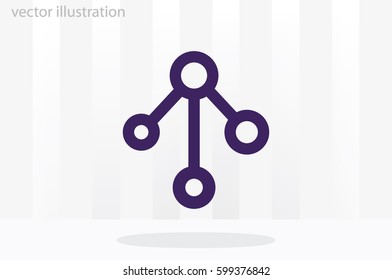 Network icon vector illustration eps10.