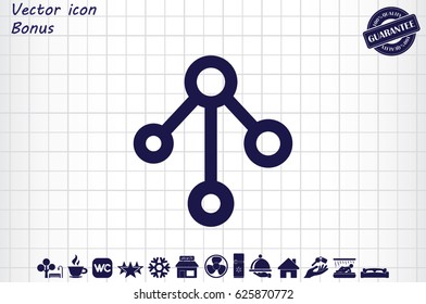 Network icon vector illustration eps10.