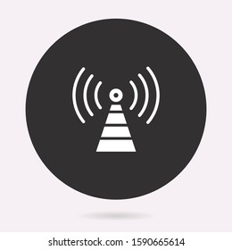 Network icon. Vector illustration isolated. Simple pictogram for graphic and web design.