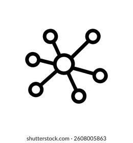 network icon vector illustration style