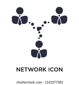 Network icon vector isolated on white background for your web and mobile app design, Network logo concept
