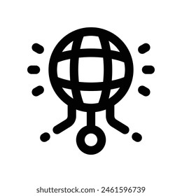 ícono de red. ícono de línea de Vector para tu Sitio web, móvil, presentación y diseño de logotipo.