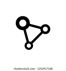 network icon vector on white background