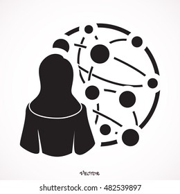 Network Icon, Vector, Picture, Flat, App, Web, Art