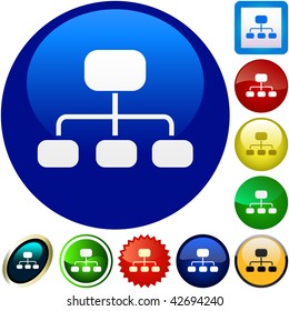 Network Icon. Vector set.