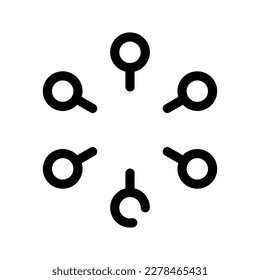 Network Icon Vector Symbol Design Illustration