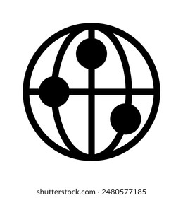 Netzwerk-Symbol Vektorgrafik Symbol Design Illustration