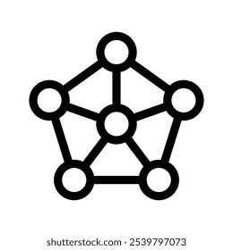 Network Icon Vector Symbol Design Illustration
