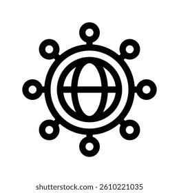 Network Icon Vector Symbol Design Illustration