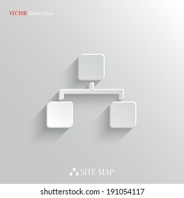 Network icon - vector web illustration, easy paste to any background